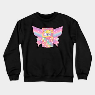 Anime Handheld Pixel Art Crewneck Sweatshirt